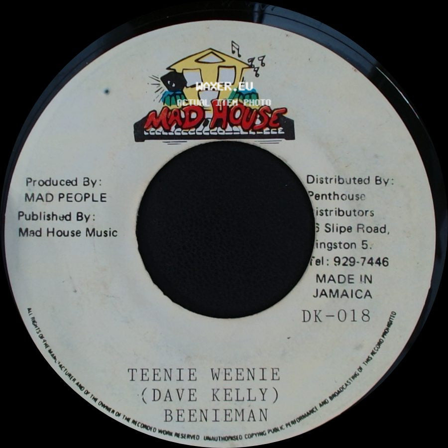 Beenieman - Teenie Weenie (Dave Kelly) / Ghetto News side A