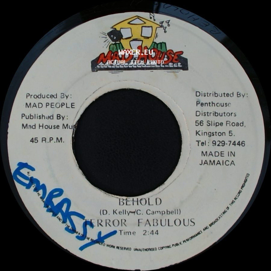 Terror Fabulous / Rude Boy Kelly - Behold / Arab Attack side A
