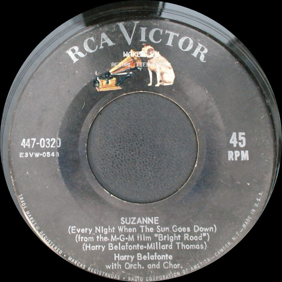 Harry Belafonte / Harry Belafonte With Tony Scott And His Orchestra - Suzanne (Every Night When The Sun Goes Down) / Matilda, Matilda! side A