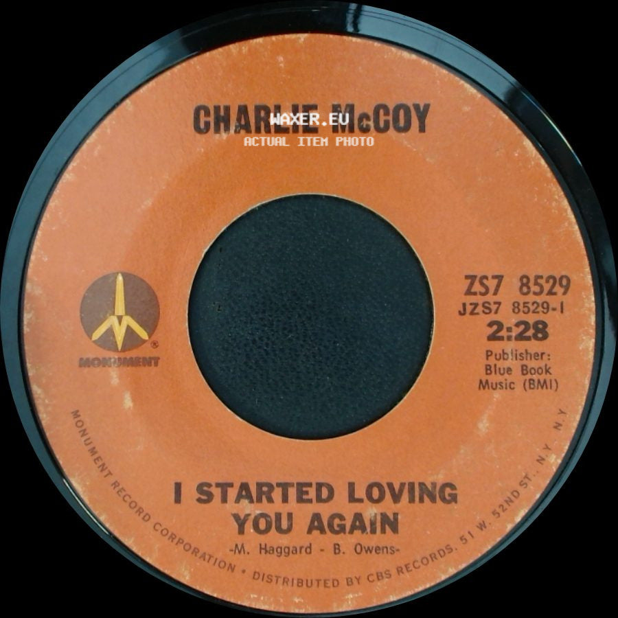 Charlie Mccoy - I Started Loving You Again / The Real Mccoy side A