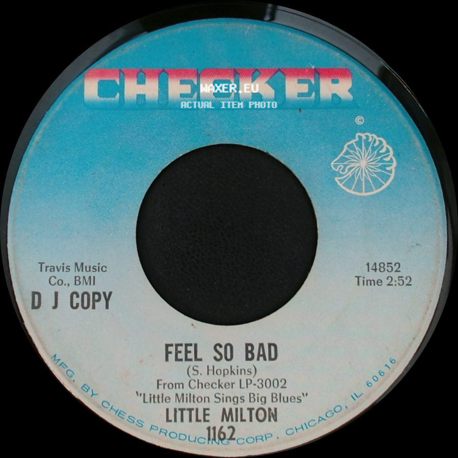 Little Milton - You Colored My Blues Bright / Feel So Bad side B
