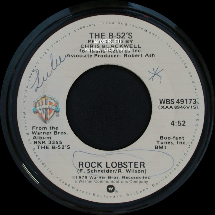 The B-52's - Rock Lobster / Unknown Title B side A
