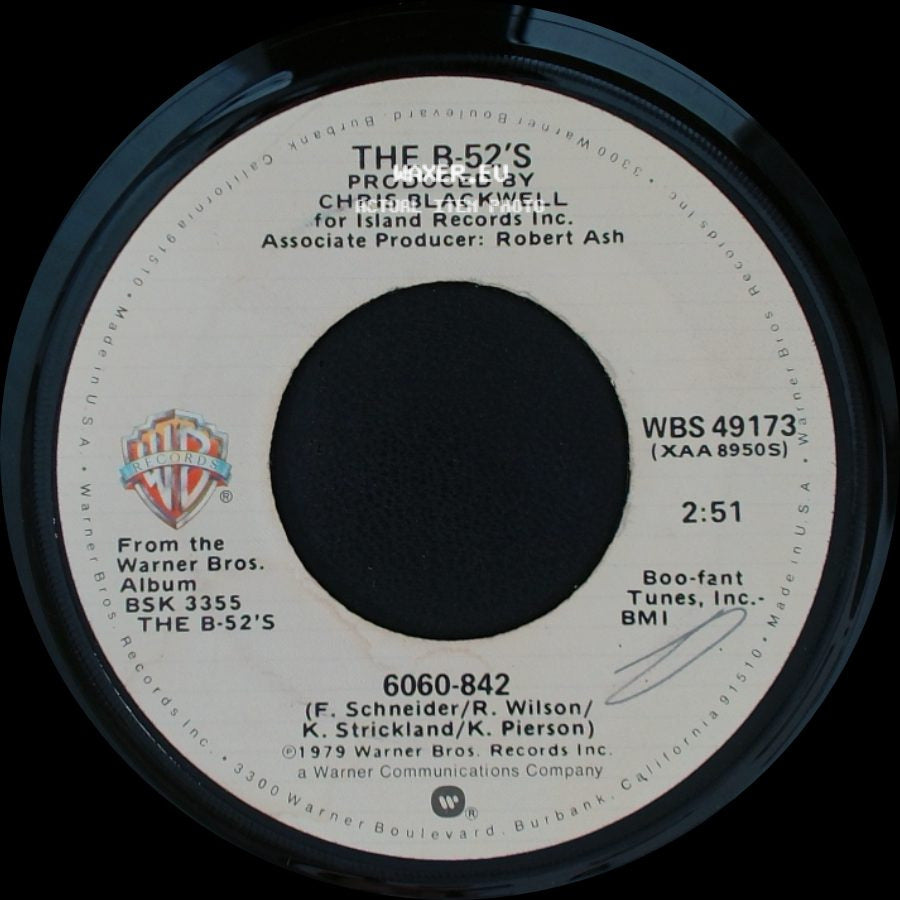The B-52's - Rock Lobster / Unknown Title B side B