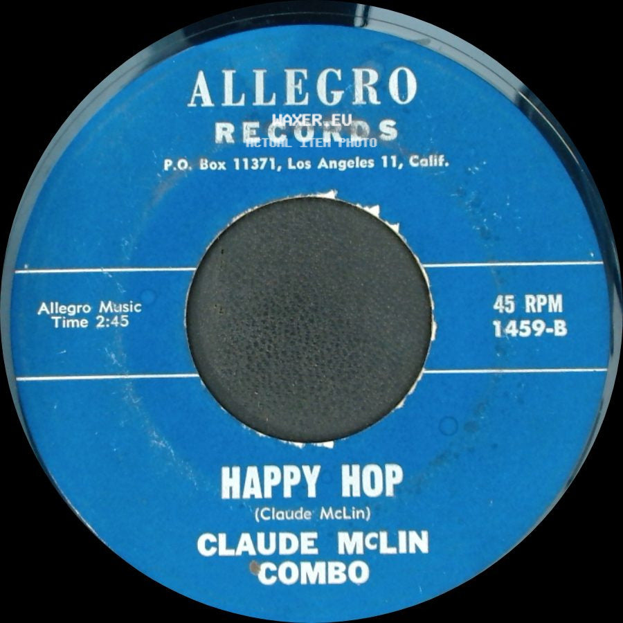 Claude Mclin Combo - Swinging Bag Pipes / Happy Hop side B