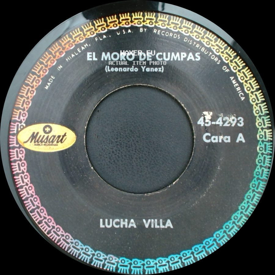 Lucha Villa - El Moro De Cumpas / Al Morir La Tarde side A