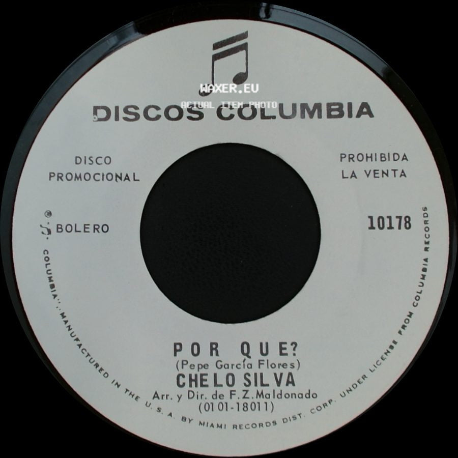 Chelo Silva - Por Que? / Mas Hombre Que Tu side A