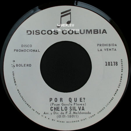 Chelo Silva - Por Que? / Mas Hombre Que Tu side A