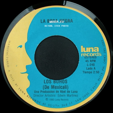 Los Buhos (De Mexicali) - La Boda Negra / Vive Feliz side A