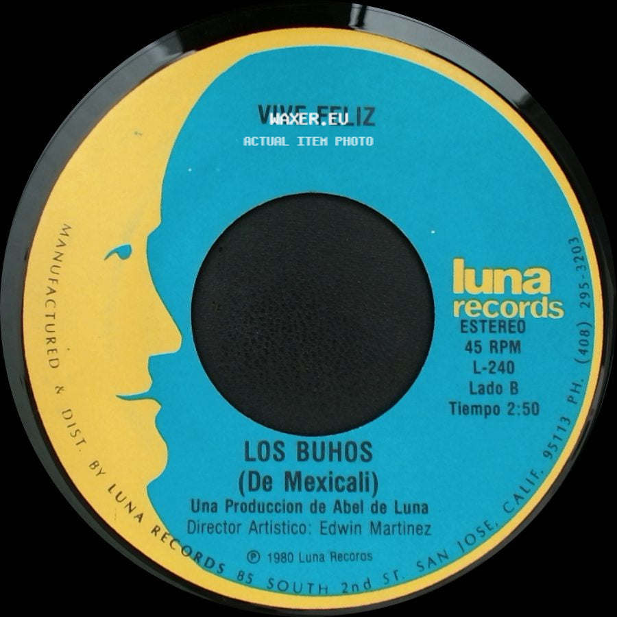 Los Buhos - La Boda Negra / Vive Feliz side B