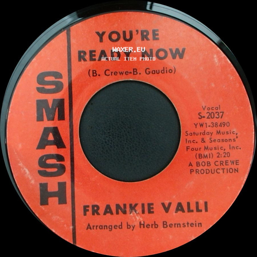 Frankie Valli - You're Ready Now / Cry For Me side A