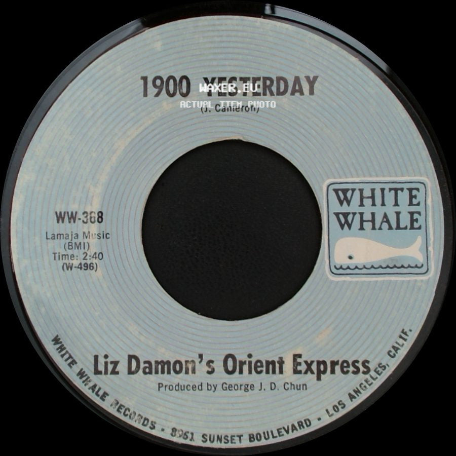 Liz Damon's Orient Express - You're Falling In Love / 1900 Yesterday side B