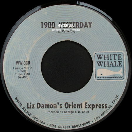 Liz Damon's Orient Express - You're Falling In Love / 1900 Yesterday side B