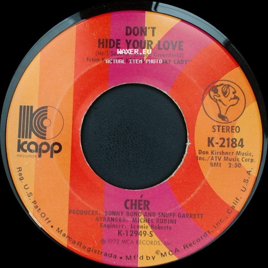 Chér - Don't Hide Your Love / The First Time side A