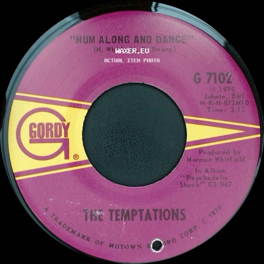 The Temptations - Hum Along And Dance / Ungera Za Ukimwe Du (Unite The World) side A