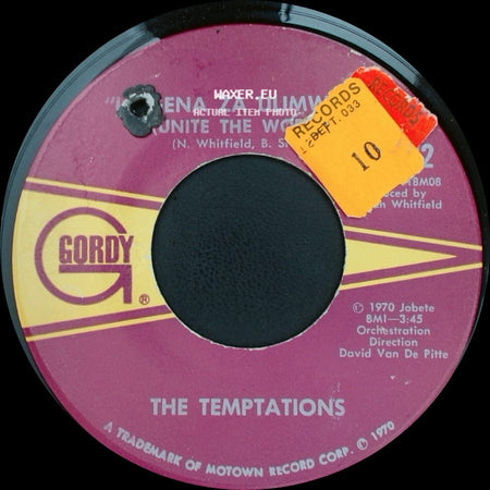 The Temptations - I Gena Za Ulimwengu / Unite The World / "Hum Along And Dance" side A