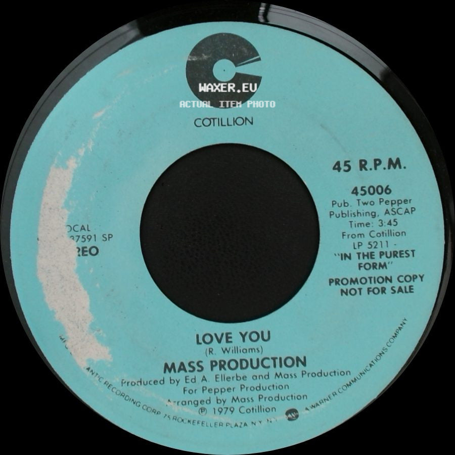 Mass Production - Love You / Love You side A