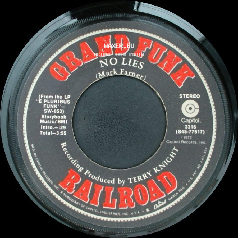 Railroad - No Lies / Grand Funk Upsetter side A