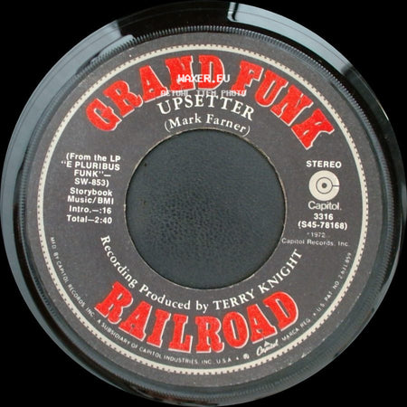 Railroad - No Lies / Grand Funk Upsetter side B