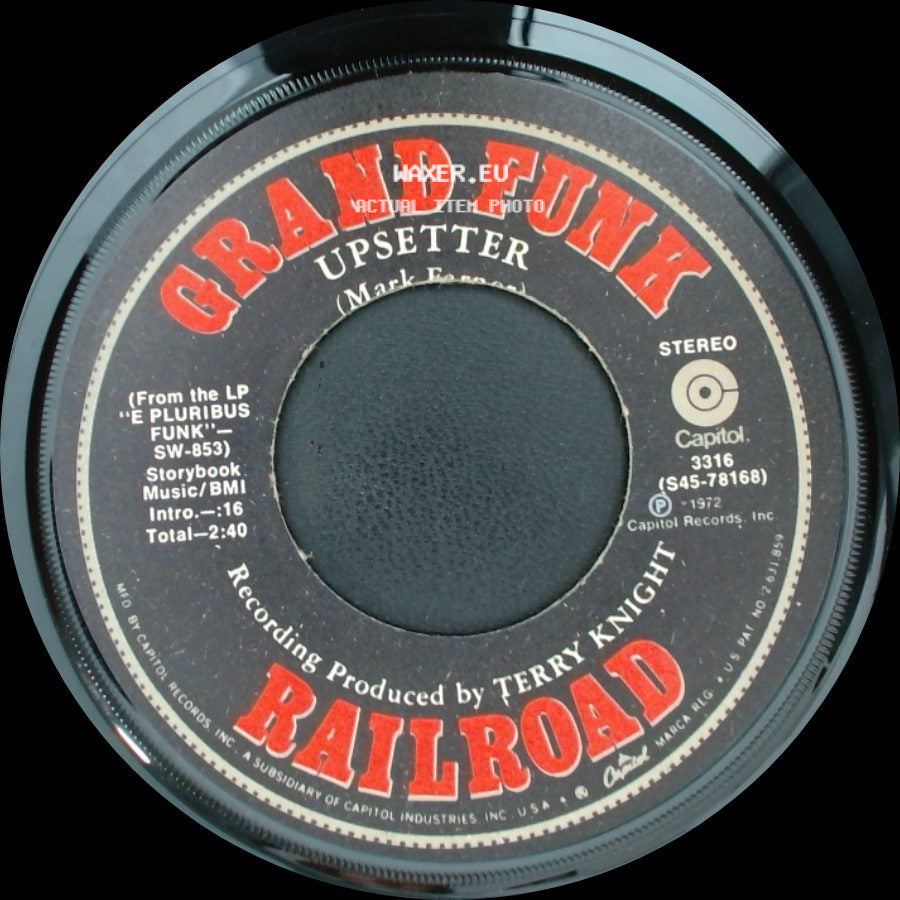 Grand Funk Railroad / Railroad - No Lies / Upsetter side B