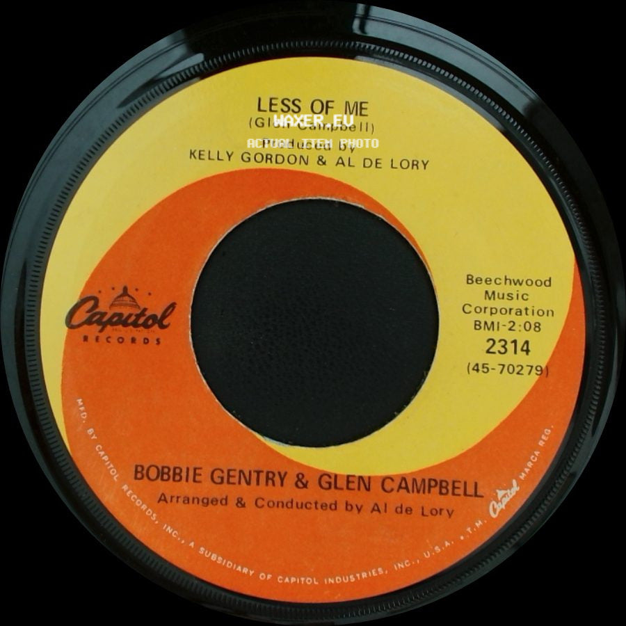 Bobbie Gentry & Glen Campbell - Mornin' Glory / Less Of Me side B