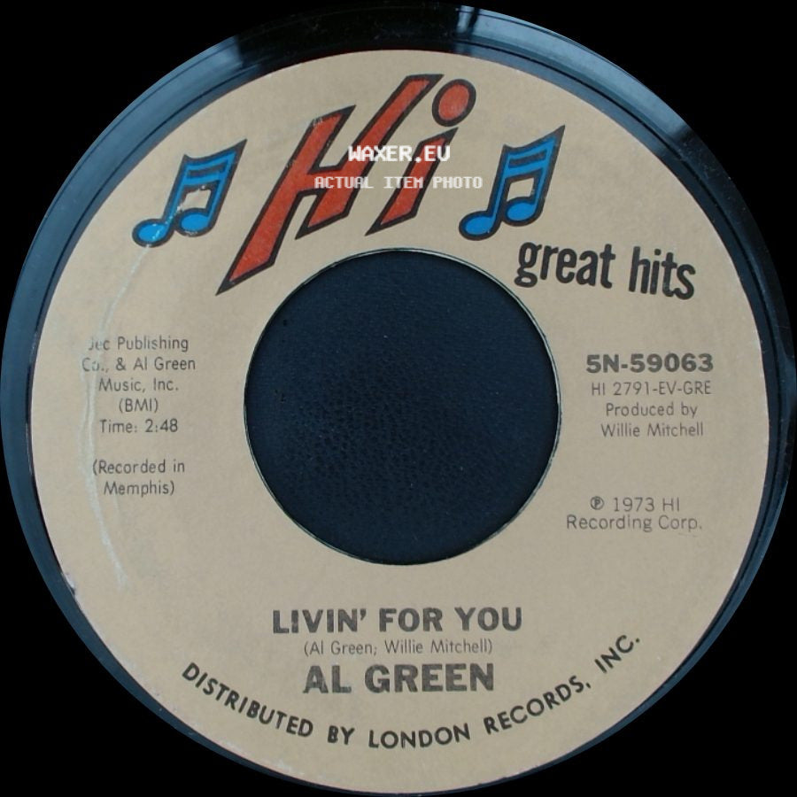 Al Green - Livin' For You / Let's Get Married side A