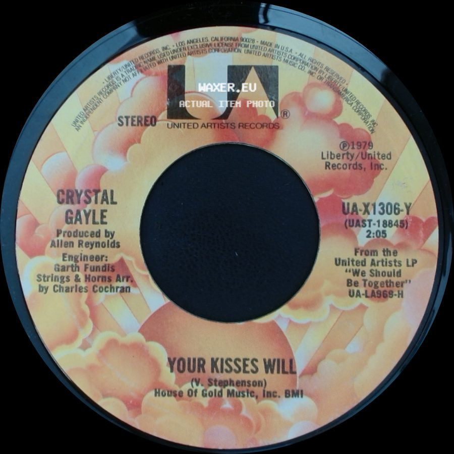 Crystal Gayle - Time Will Prove That I'm Right / Your Kisses Will side B