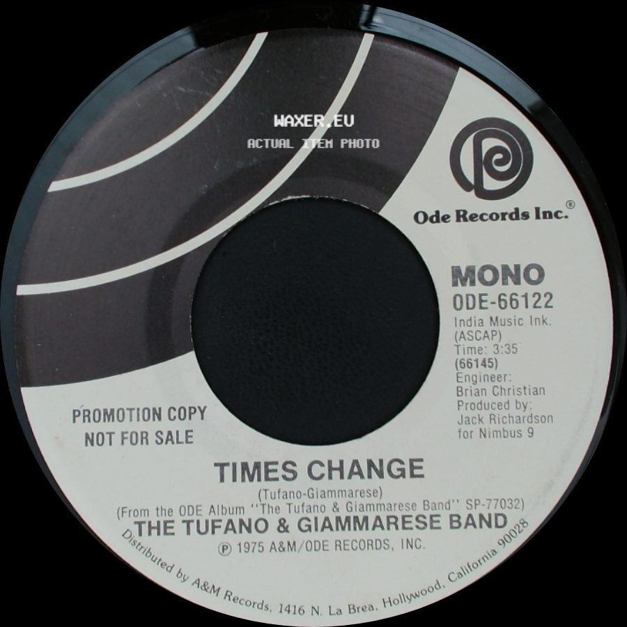 The Tufano & Giammarese Band - Times Change / Times Change side B