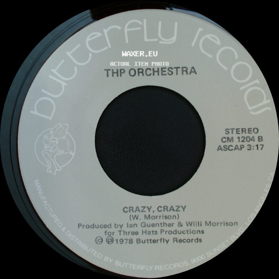 Thp Orchestra - Black Orpheus (Manha De Carnival) / Crazy, Crazy side B