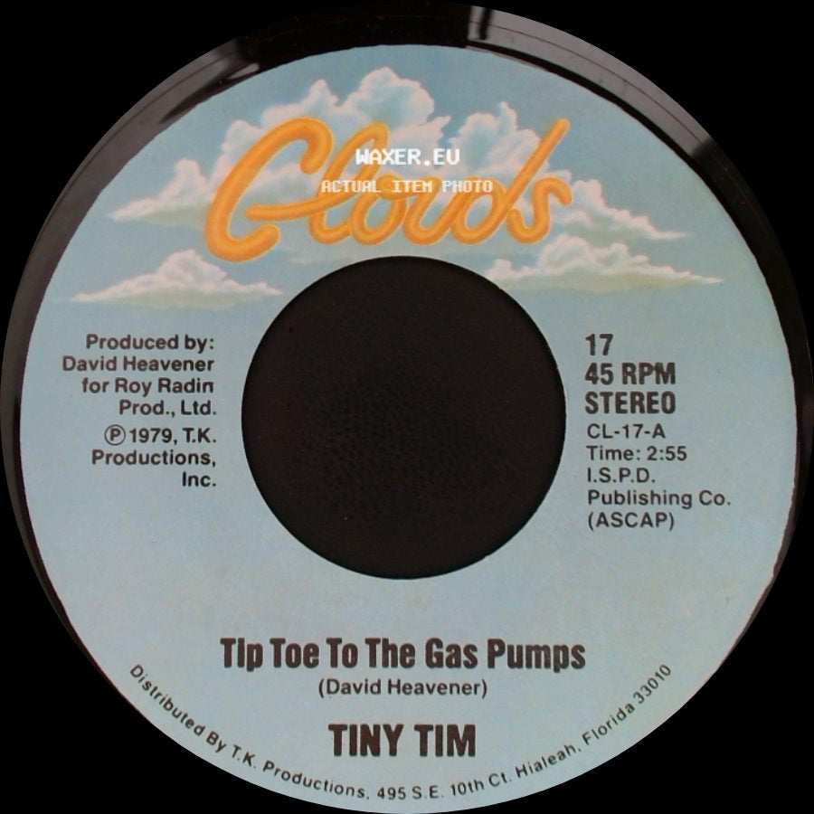 Tiny Tim - Tip Toe To The Gas Pumps / The Hicky (On Your Neck) side A