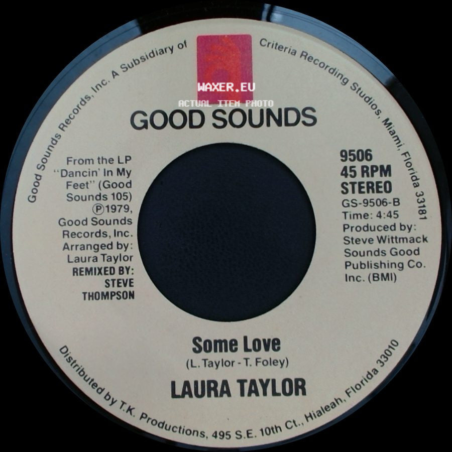 Laura Taylor - All Through Me / Some Love side B