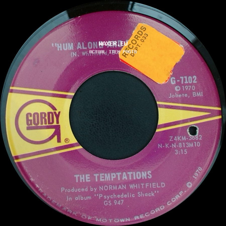 The Temptations - Hum Along And Dance / Ungena Za Ulimwengu (Unite The World) side A