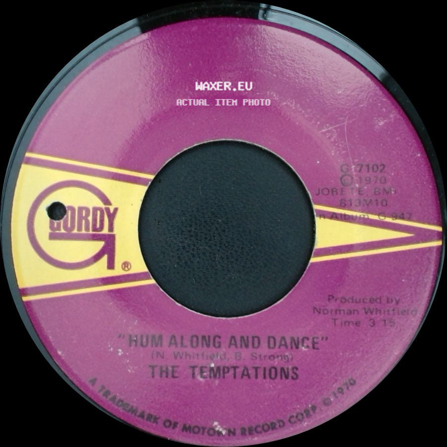The Temptations - Hum Along And Dance / Ungena Za Ulimwengu (Unite The World) side A