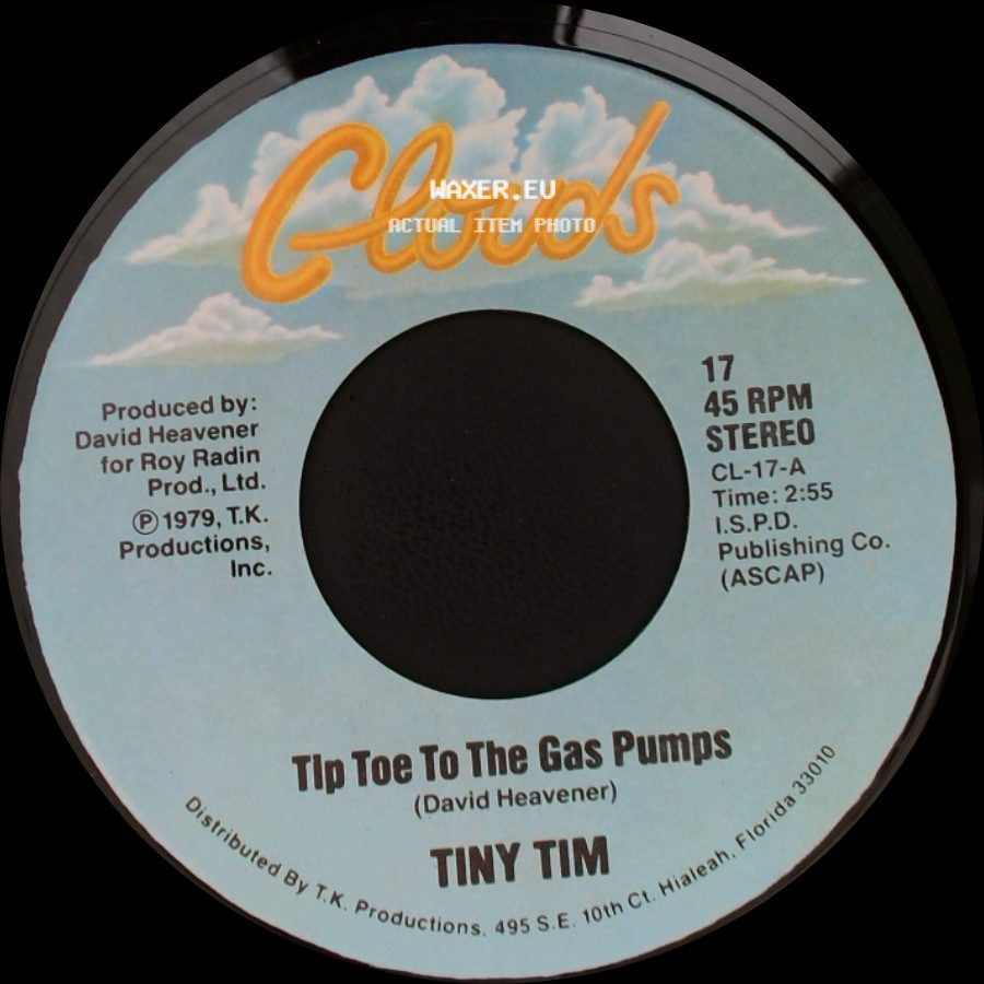 Tiny Tim - The Hicky (On Your Neck) / Tip Toe To The Gas Pumps side B