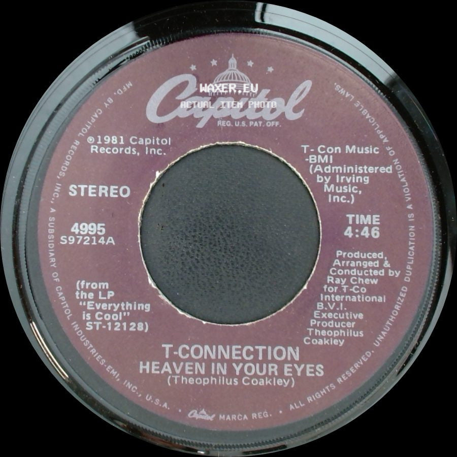 T-Connection - Heaven In Your Eyes / Groove City side A