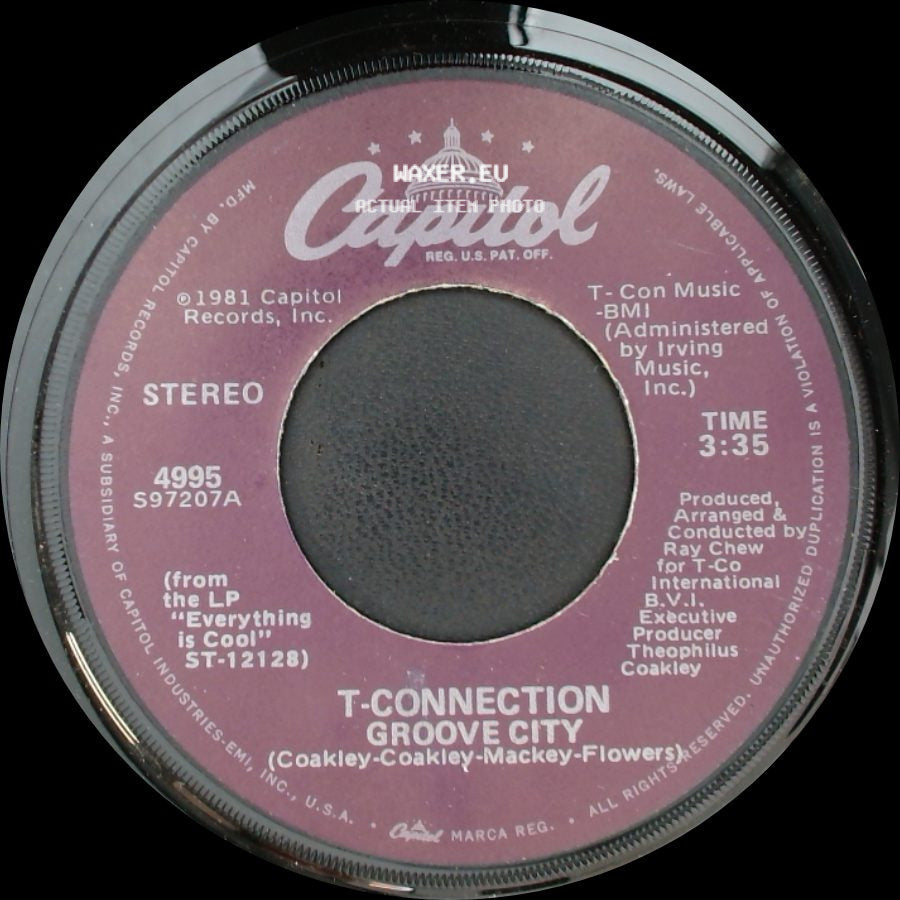 T-Connection - Heaven In Your Eyes / Groove City side B
