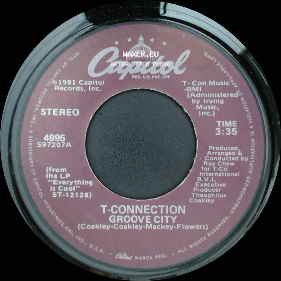 T-Connection - Groove City / Heaven In Your Eyes side A