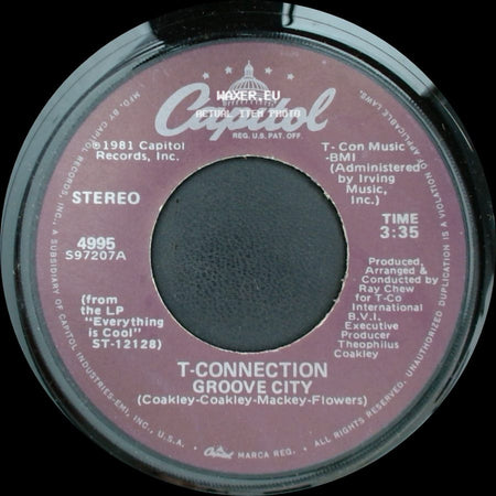 T-Connection - Groove City / Heaven In Your Eyes side A