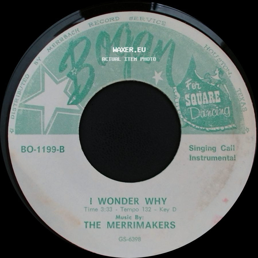 The Merrimakers - I Wonder Why / I Wonder Why side A
