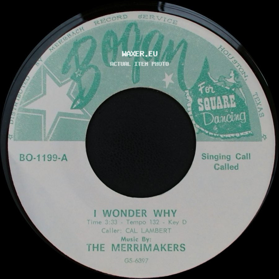 The Merrimakers - I Wonder Why / I Wonder Why side B
