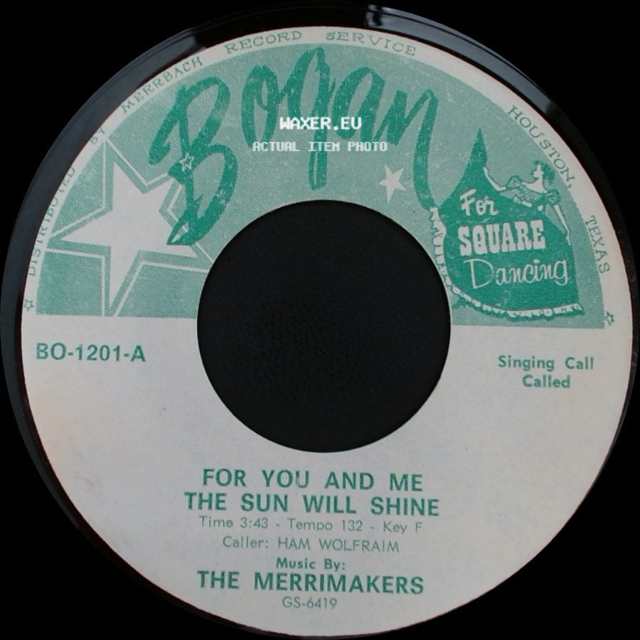 The Merrimakers - For You And Me The Sun Will Shine / For You And Me The Sun Will Shine side B