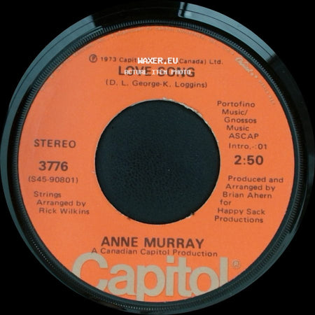 Anne Murray - You Can't Go Back / Love Song side B