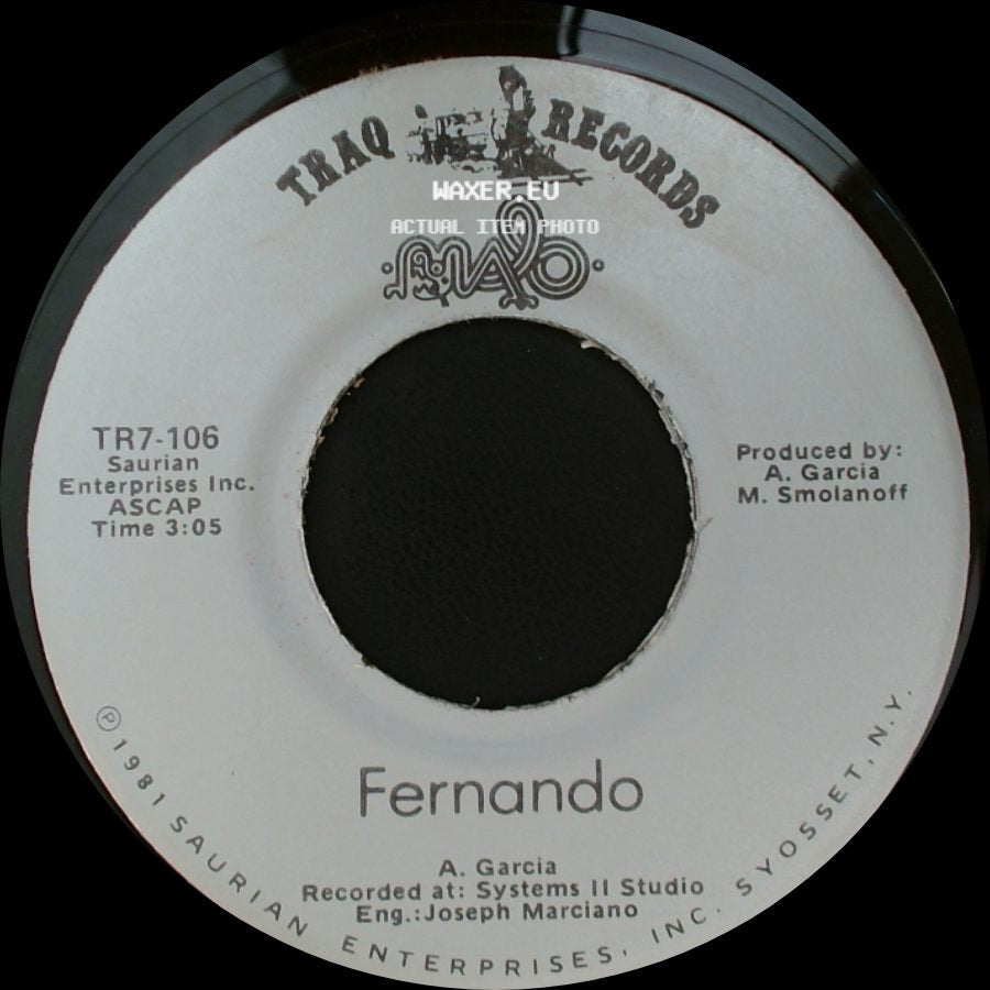 Unknown Artist - Lady I Love / Fernando side B