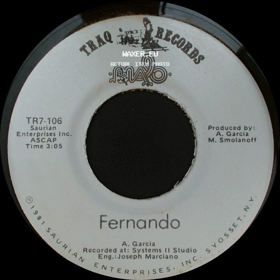 Unknown Artist - Fernando / Lady I Love side A