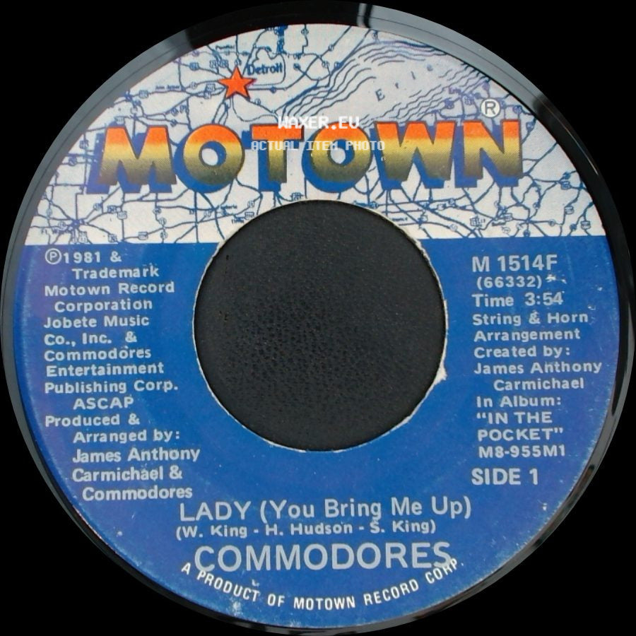 Commodores - Lady (You Bring Me Up) / Gettin' It side A