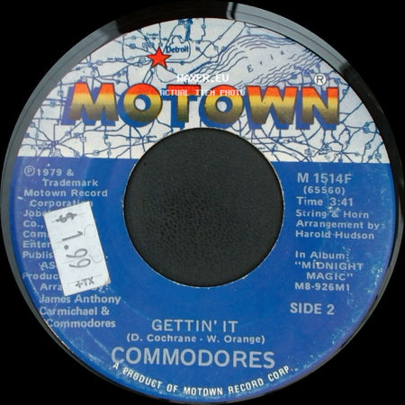 Commodores - Lady (You Bring Me Up) / Gettin' It side B