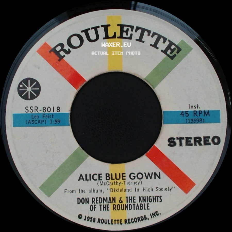 Don Redman & The Knights Of The Roundtable - After You've Gone / Alice Blue Gown side B