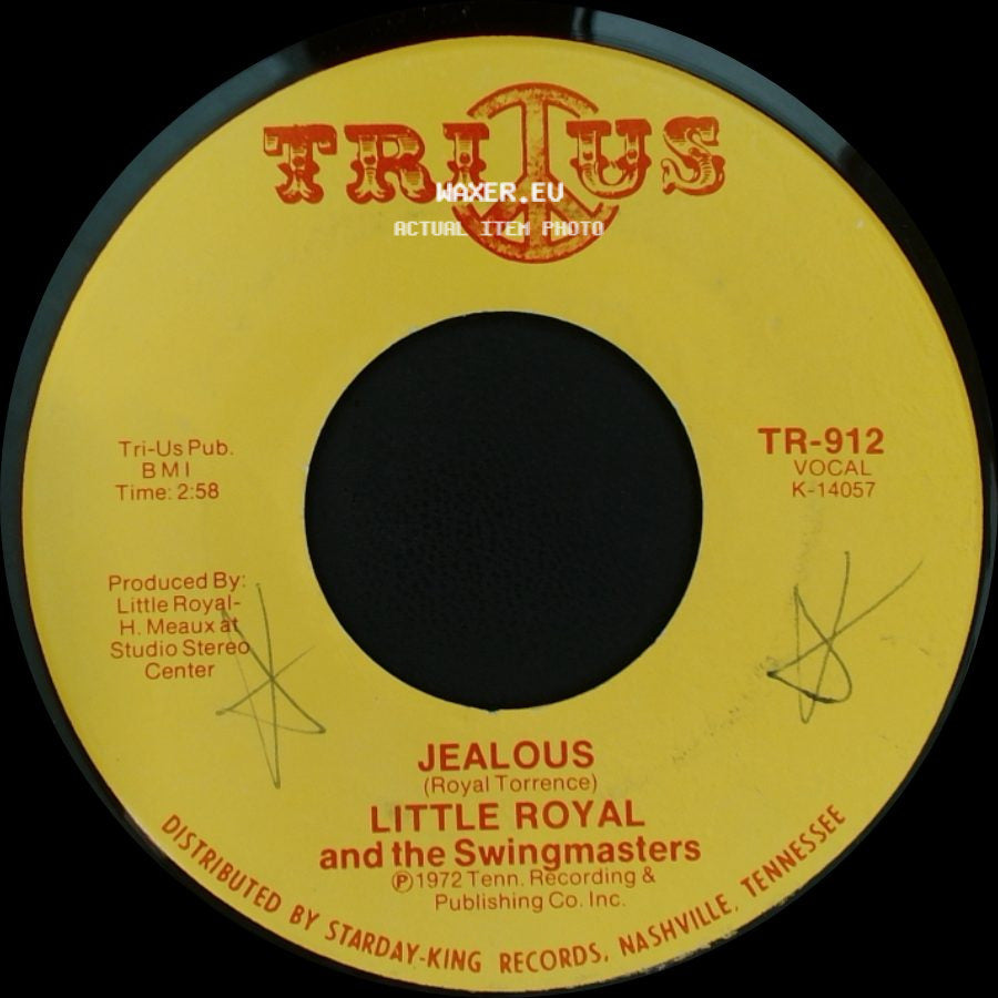 Little Royal And The Swingmasters - Jealous / Razor Blade side A