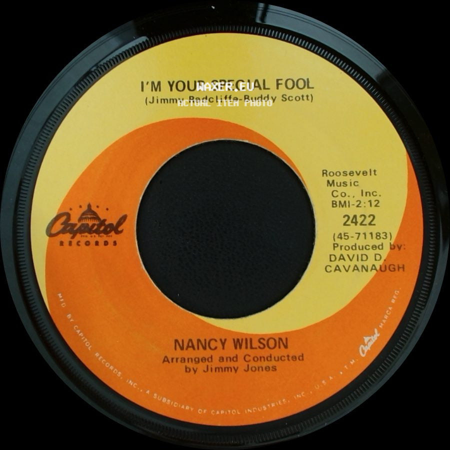 Nancy Wilson - I'm Your Special Fool / You'd Better Go side A