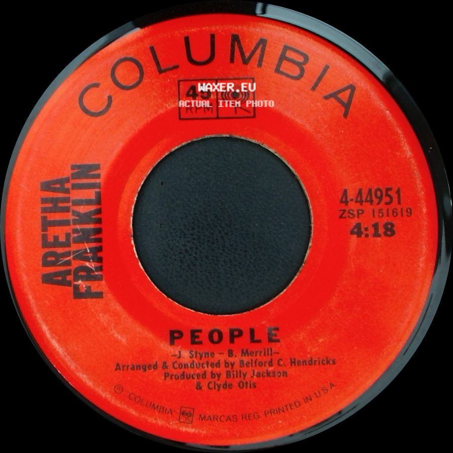Aretha Franklin - Today I Sing The Blues / People side B