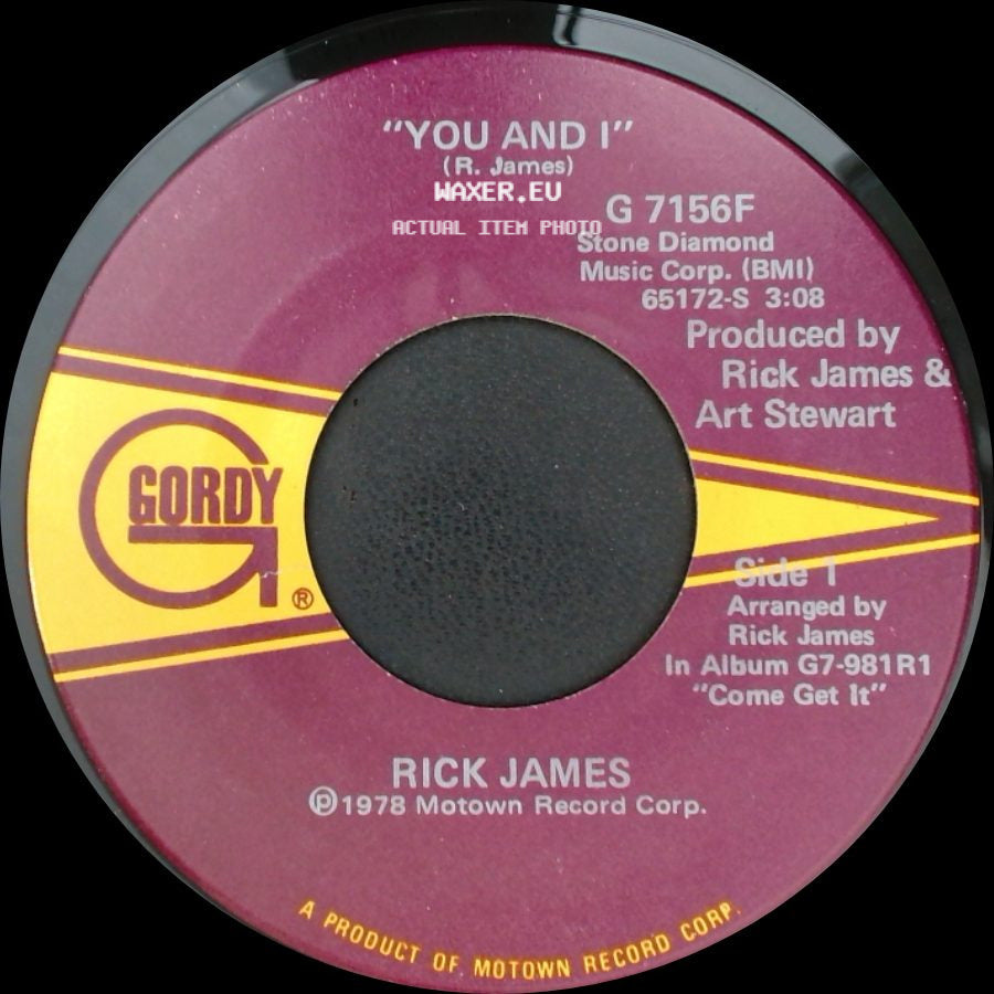 Rick James - You And I / Hollywood side A